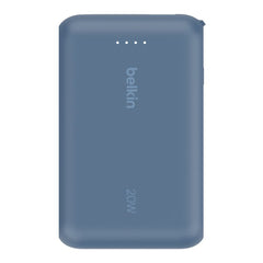 A Photo Of Belkin BoostCharge 10,000mAh USB-C Power Bank with Integrated Cable – 20W Fast Charging & Dual Device Support