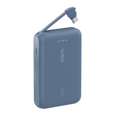 A Photo Of Belkin BoostCharge 10,000mAh USB-C Power Bank with Integrated Cable – 20W Fast Charging & Dual Device Support