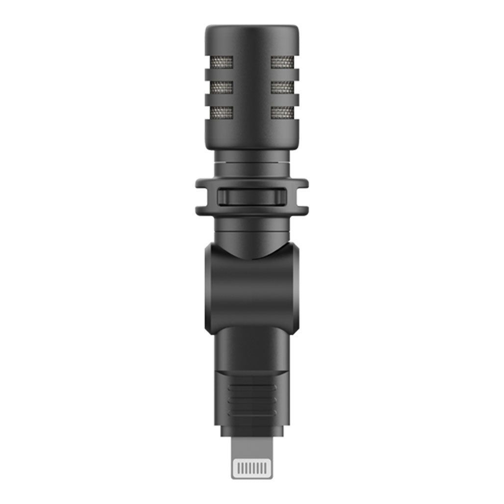 A Photo Of Boya BY-M100D - Miniature Condenser Microphone for iOS Devices