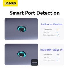 A Photo Of Baseus Flite Series 5-in-1 USB-C Hub