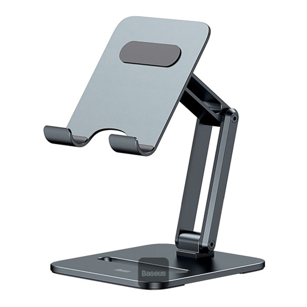 A Photo Of Baseus Desktop Biaxial Foldable Metal Stand for Tablets - Grey