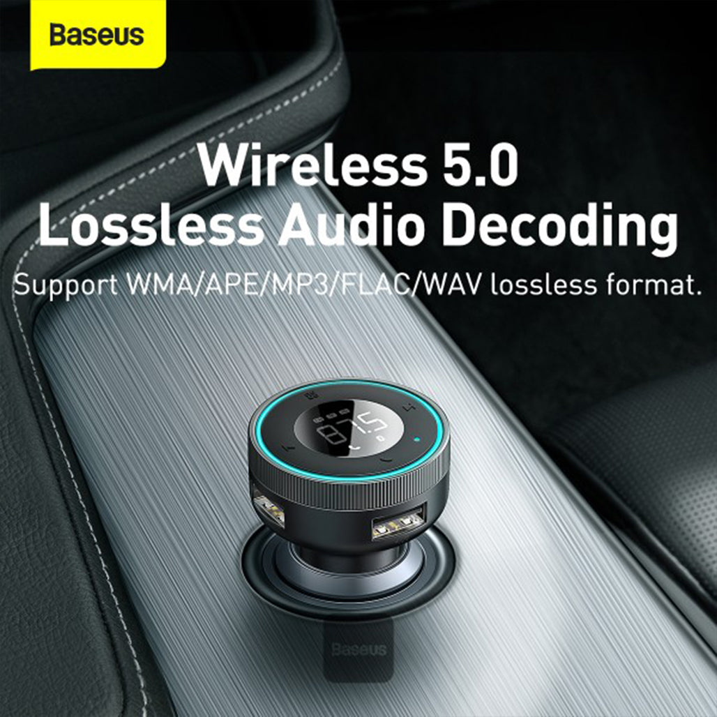 A Photo Of Baseus Enjoy Car Wireless MP3 Charger (Wireless 5.0+5V/3.4A)