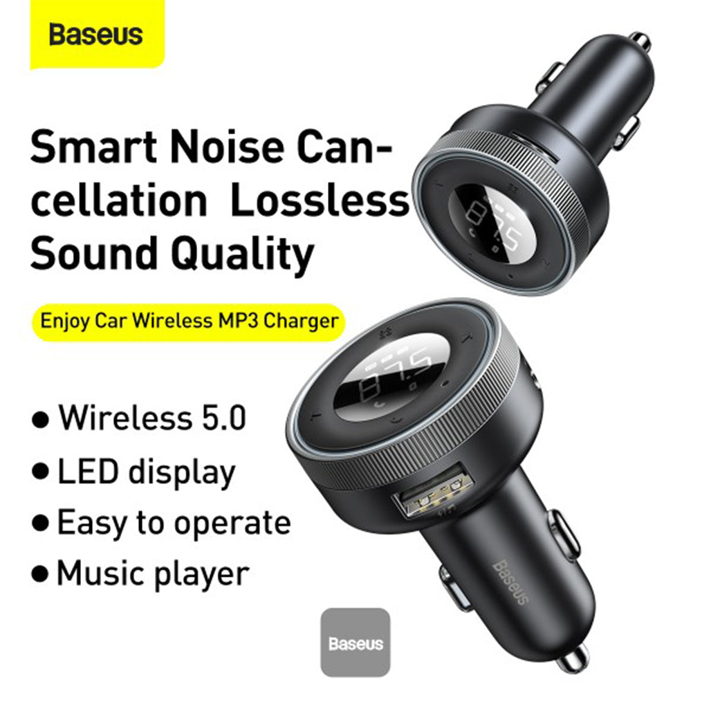 A Photo Of Baseus Enjoy Car Wireless MP3 Charger (Wireless 5.0+5V/3.4A)