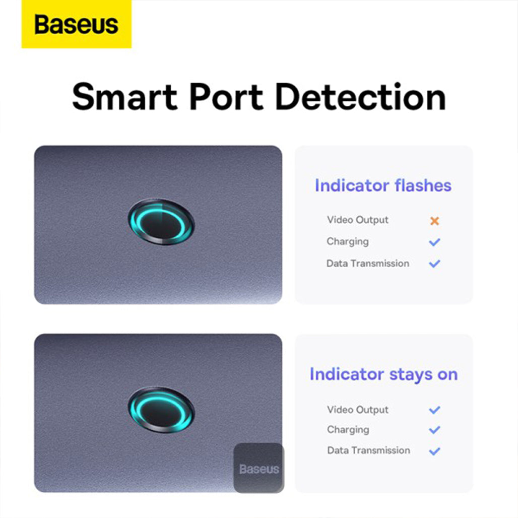 A Photo Of Baseus Flite Series 7-Port HUB Docking Station