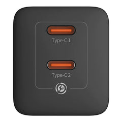 A Photo Of Baseus GaN5 Pro Dual USB-C Fast Charger 40W Adapter - Black