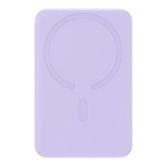 A Photo Of Baseus Magnetic Mini Wireless Fast Charge Power Bank 10000mAh 20W - Purple | Includes Type-C to Type-C Cable