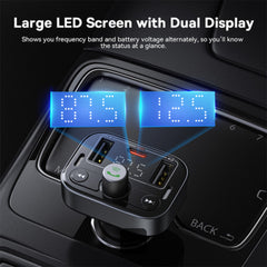 A Photo Of Baseus S-09 Pro Car FM Transmitter & Bluetooth Car Charger 18W