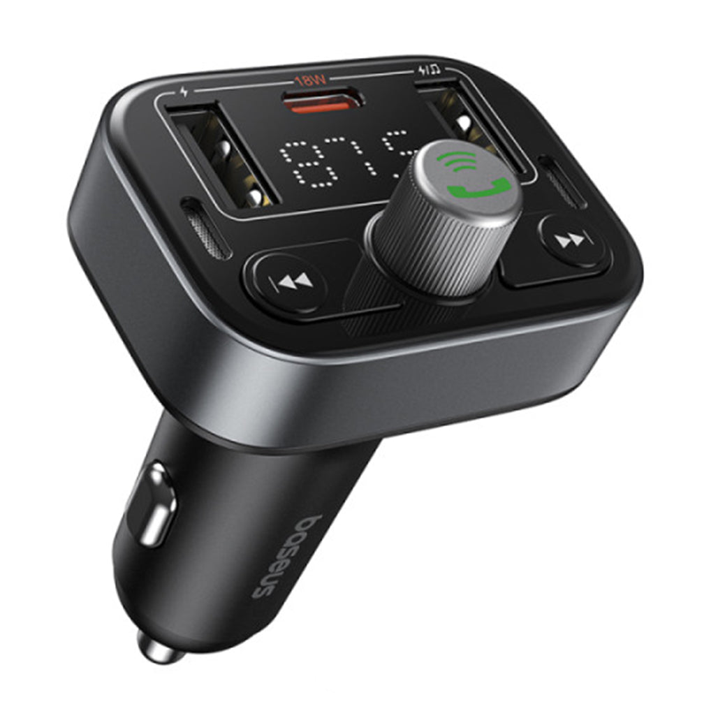 A Photo Of Baseus S-09 Pro Car FM Transmitter & Bluetooth Car Charger 18W