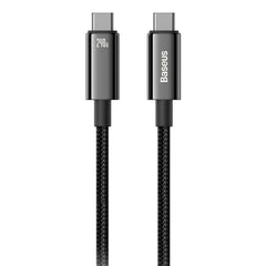 A Photo Of Baseus Tungsten Gold 240W USB-C to USB-C Fast Charging Data Cable – 3m Black