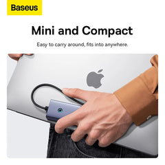A Photo Of Baseus UltraJoy 6-in-1 USB Hub - Type-C Docking Station