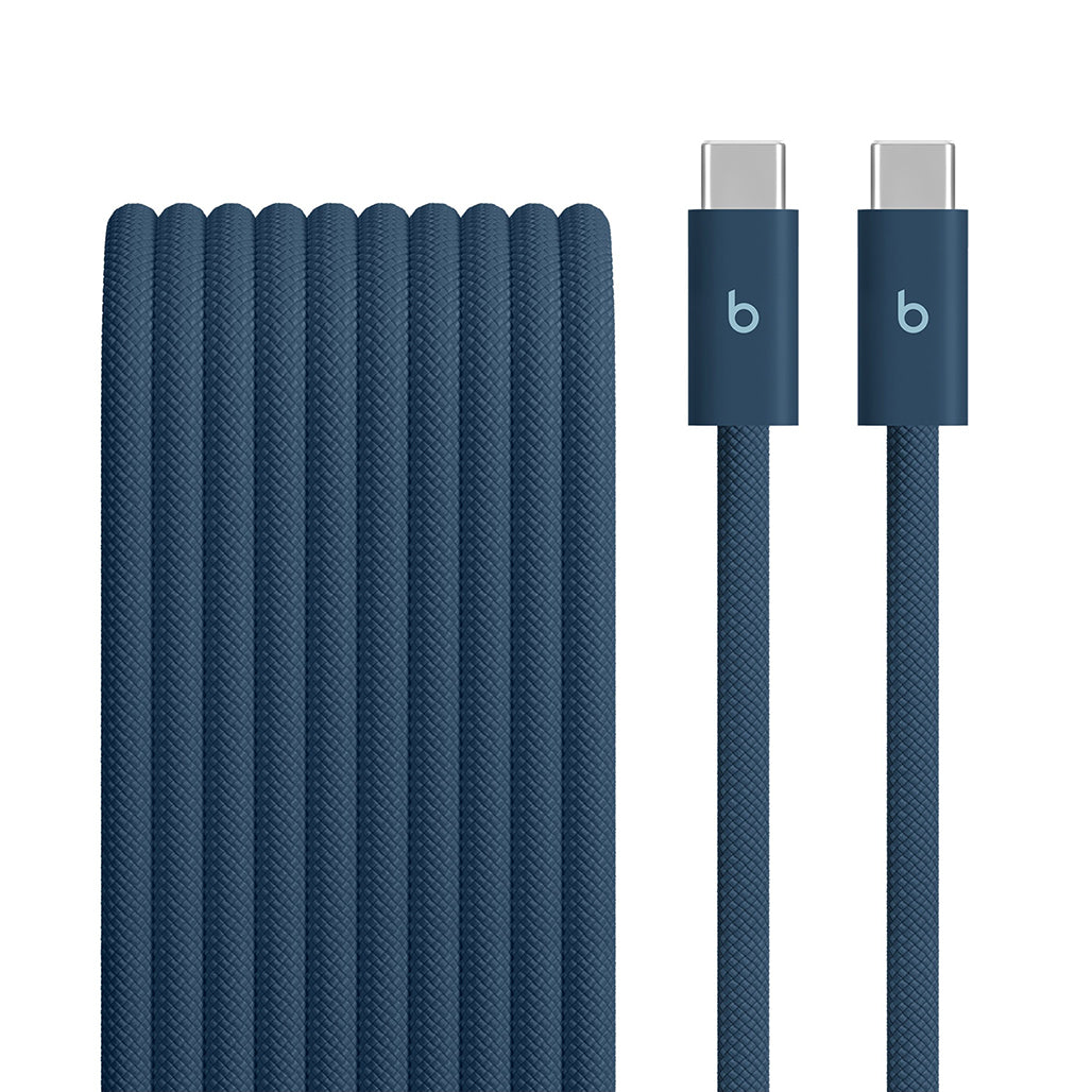 A Photo Of Beats 240W USB-C to USB-C Braided Cable (10 ft - 3m)