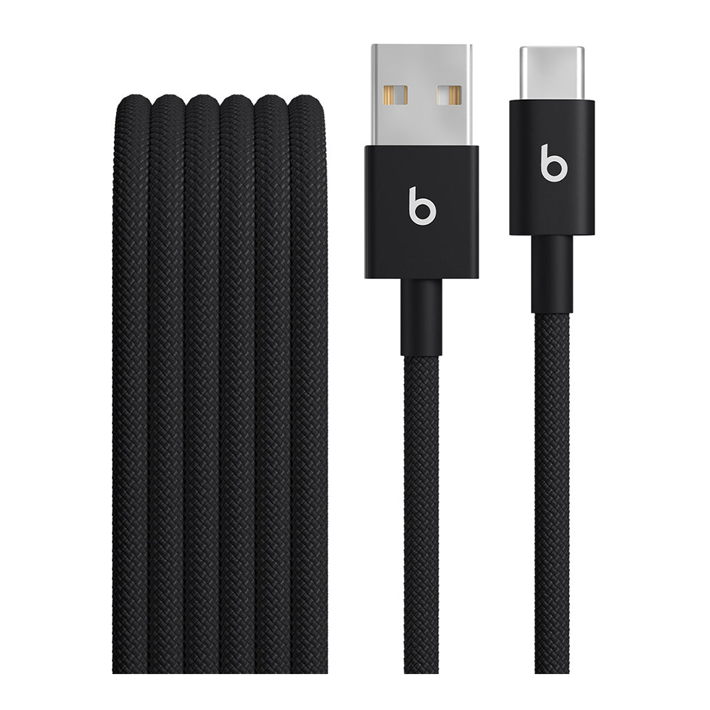 A Photo Of Beats USB-A to USB-C Woven Charging Cable 1.5 m