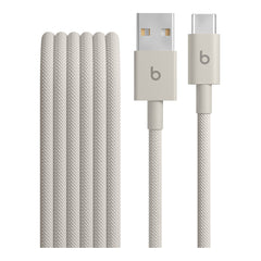 A Photo Of Beats USB-A to USB-C Woven Charging Cable 1.5 m