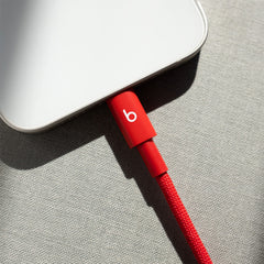 A Photo Of Beats USB-C to Lightning Woven Charging Cable 1.5m – Fast Charging, Tangle-Free, CarPlay Compatible