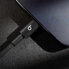 A Photo Of Beats USB-C to Lightning Woven Charging Cable 1.5m – Fast Charging, Tangle-Free, CarPlay Compatible