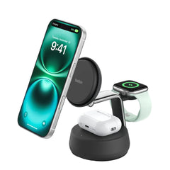 A Photo Of Belkin UltraCharge Pro 3-in-1 Magnetic Charging Dock