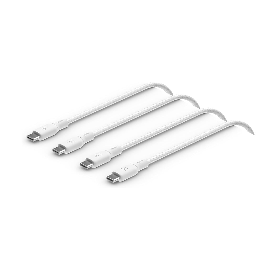 A Photo Of Belkin BoostCharge Braided USB-C to USB-C Cable 60W (2-Pack)