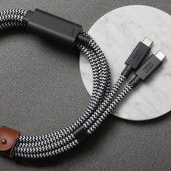 A Photo Of Native Union Belt Cable 2-in-1 USB-C to USB-C Fast Charging Cable 140W