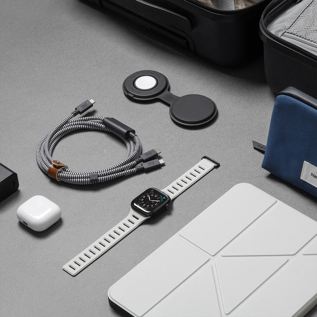 A Photo Of Native Union Belt Cable 2-in-1 USB-C to USB-C Fast Charging Cable 140W