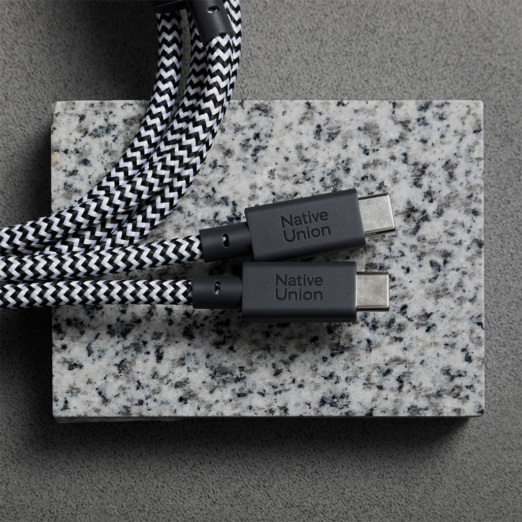 A Photo Of Native Union Belt Cable 2-in-1 USB-C to USB-C Fast Charging Cable 140W