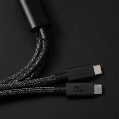 A Photo Of Native Union Belt Cable 2-in-1 USB-C to USB-C Fast Charging Cable 140W