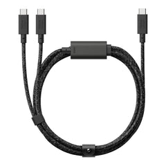 A Photo Of Native Union Belt Cable 2-in-1 USB-C to USB-C Fast Charging Cable 140W