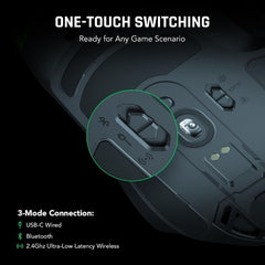 A Photo Of Black Shark Dark Wireless Gaming Mouse