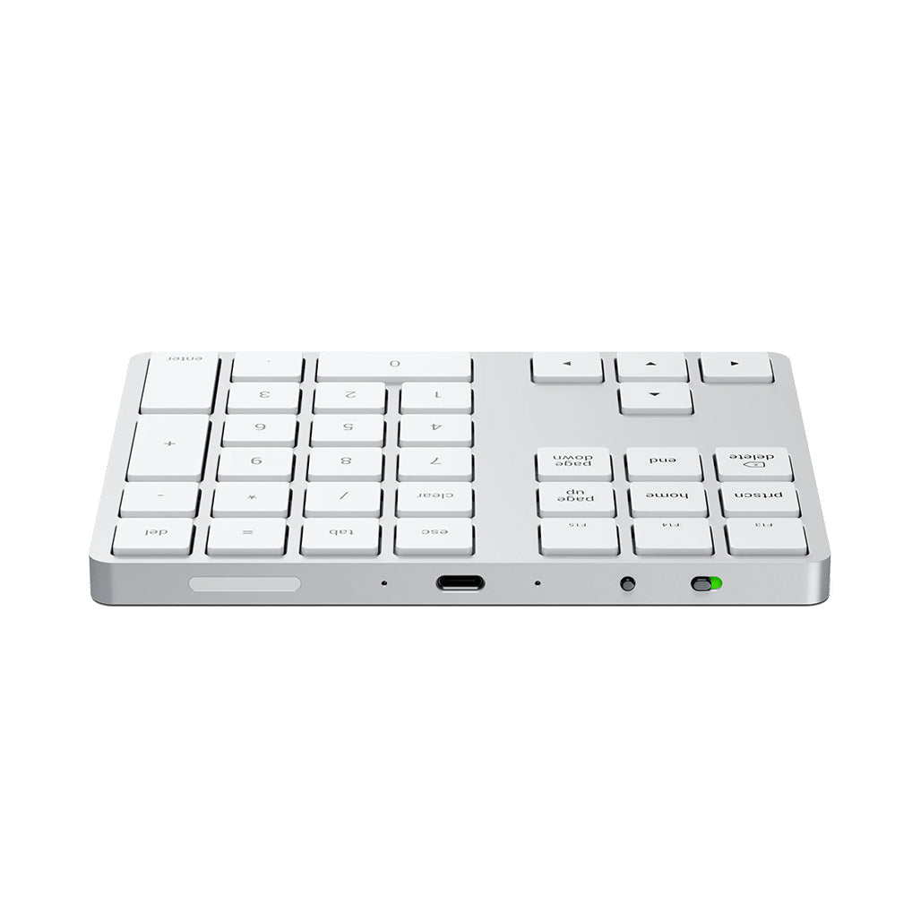 A Photo Of Satechi Bluetooth Extended Wireless Keypad - Silver | ST-XLABKS