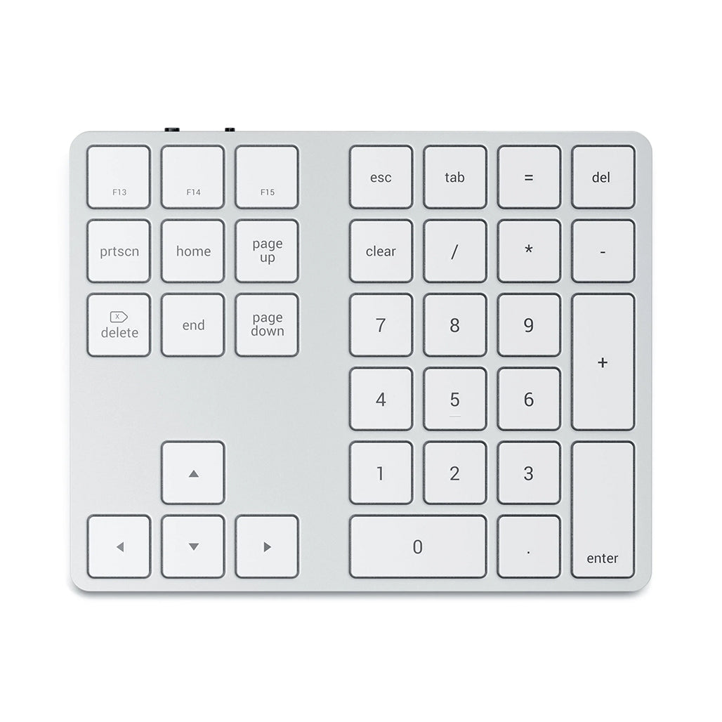 A Photo Of Satechi Bluetooth Extended Wireless Keypad - Silver | ST-XLABKS