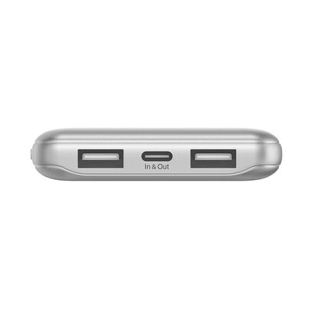 A Photo Of Belkin BoostCharge 10K Power Bank with USB-C & Dual USB-A Ports – Fast Charging, 10,000mAh Capacity