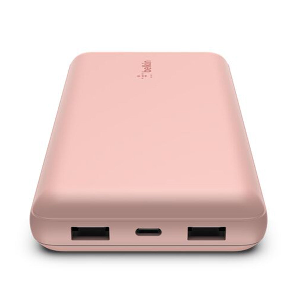 A Photo Of Belkin BoostCharge 20,000mAh Power Bank with USB-C & Dual USB-A | Fast Charging for iPhone, Android & More