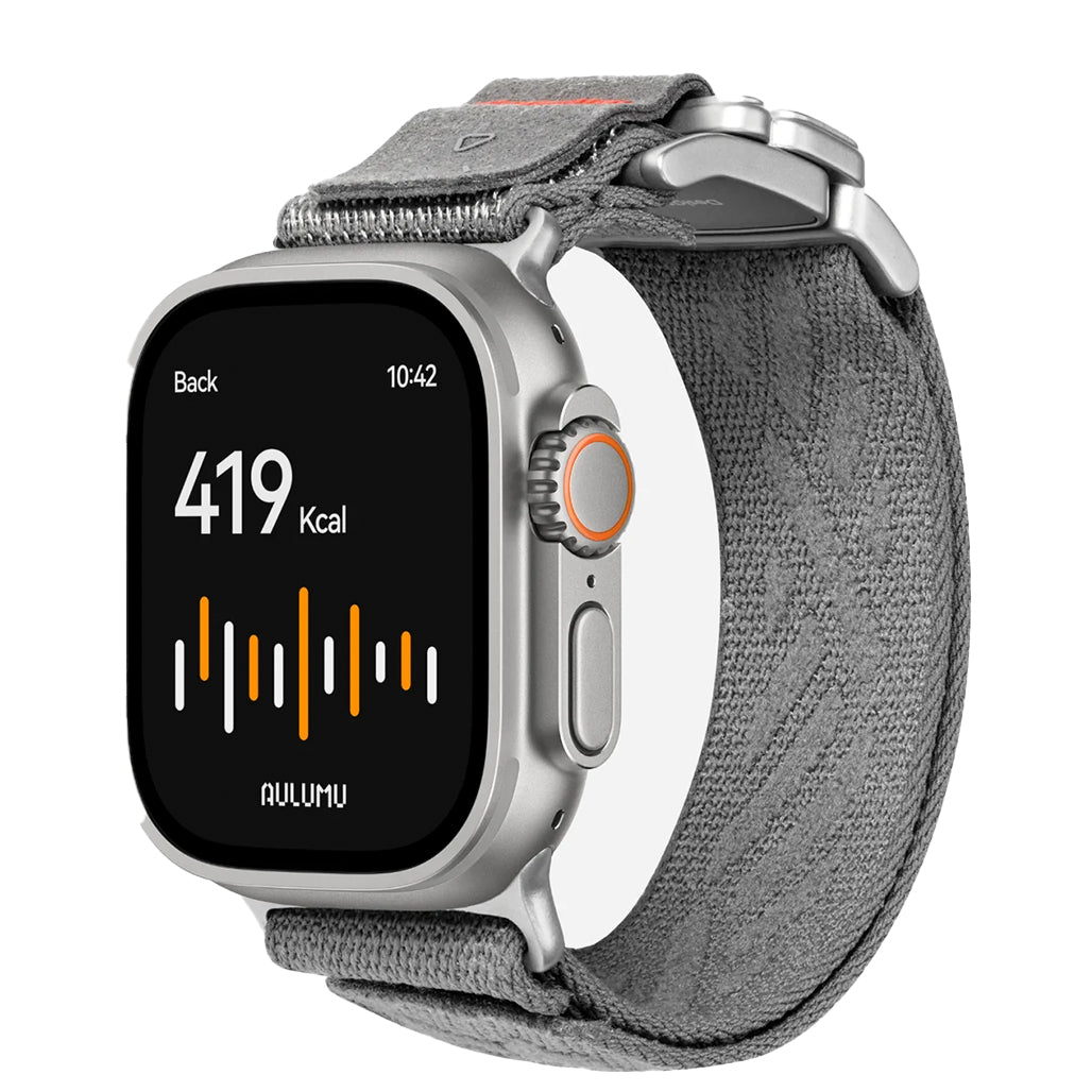 A Photo Of Aulumu C03 - Titanium Mag Buckle Quick-Release Band for Apple Watch