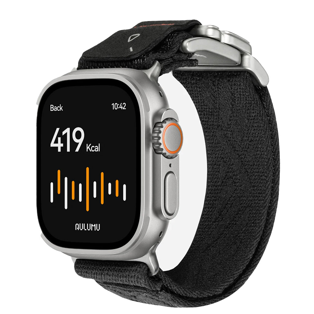 A Photo Of Aulumu C03 - Titanium Mag Buckle Quick-Release Band for Apple Watch