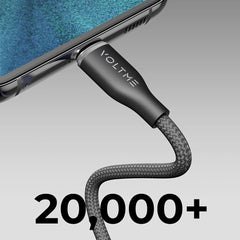 A Photo Of Voltme Powerlink Rugg Double Nylon Cable Type C to Type C 3A - 1.8M (60W)