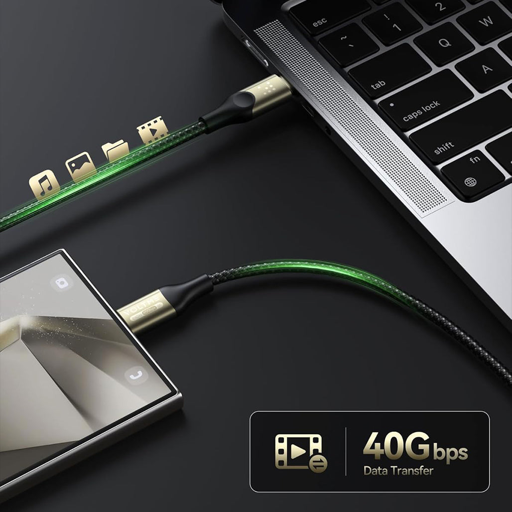 A Photo Of Voltme Powerlink Utron Series 3.6ft / 1.2M 240W USB-C Cable