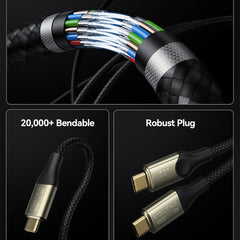 A Photo Of Voltme Powerlink Utron Series 3.6ft / 1.2M 240W USB-C Cable