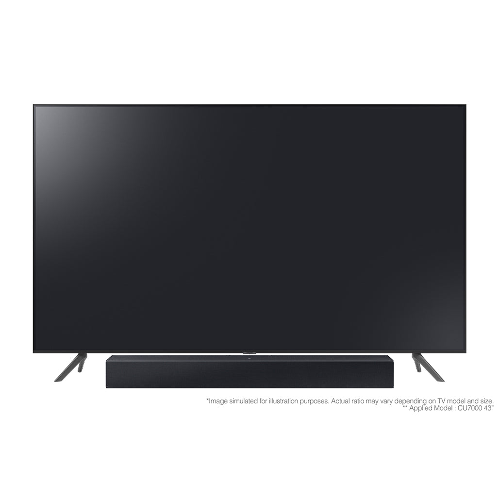A Photo Of Samsung HW-C400 Soundbar - 40W 2.0 Channel with Dolby Digital 2.0
