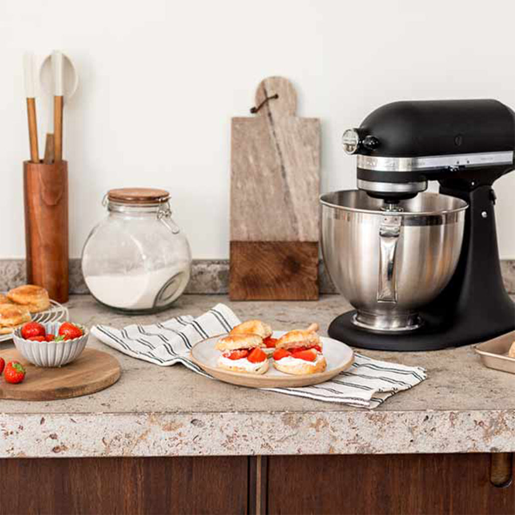 A Photo Of KitchenAid 4.8L Stand Mixer– Multifunction Food Mixer with Accessories