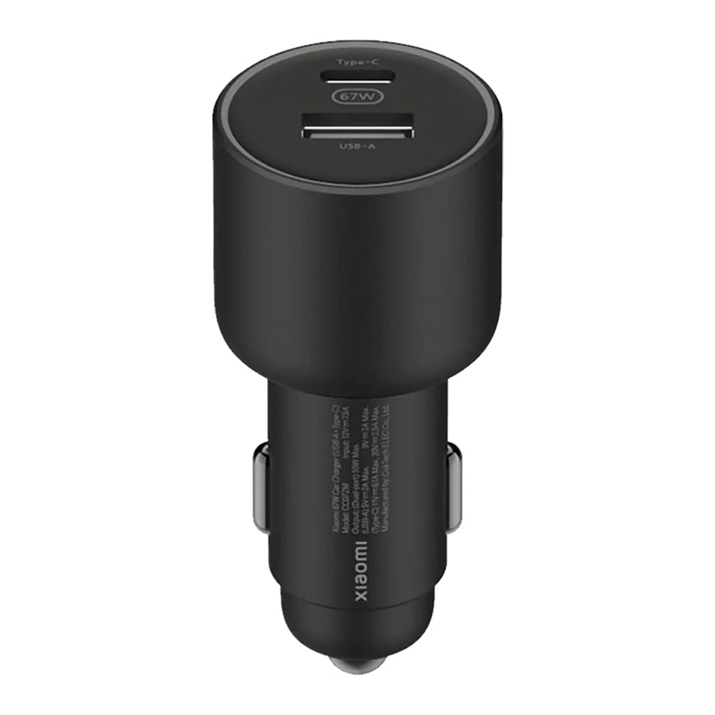 A Photo Of Xiaomi 67W Car Charger (USB-A + Type-C)