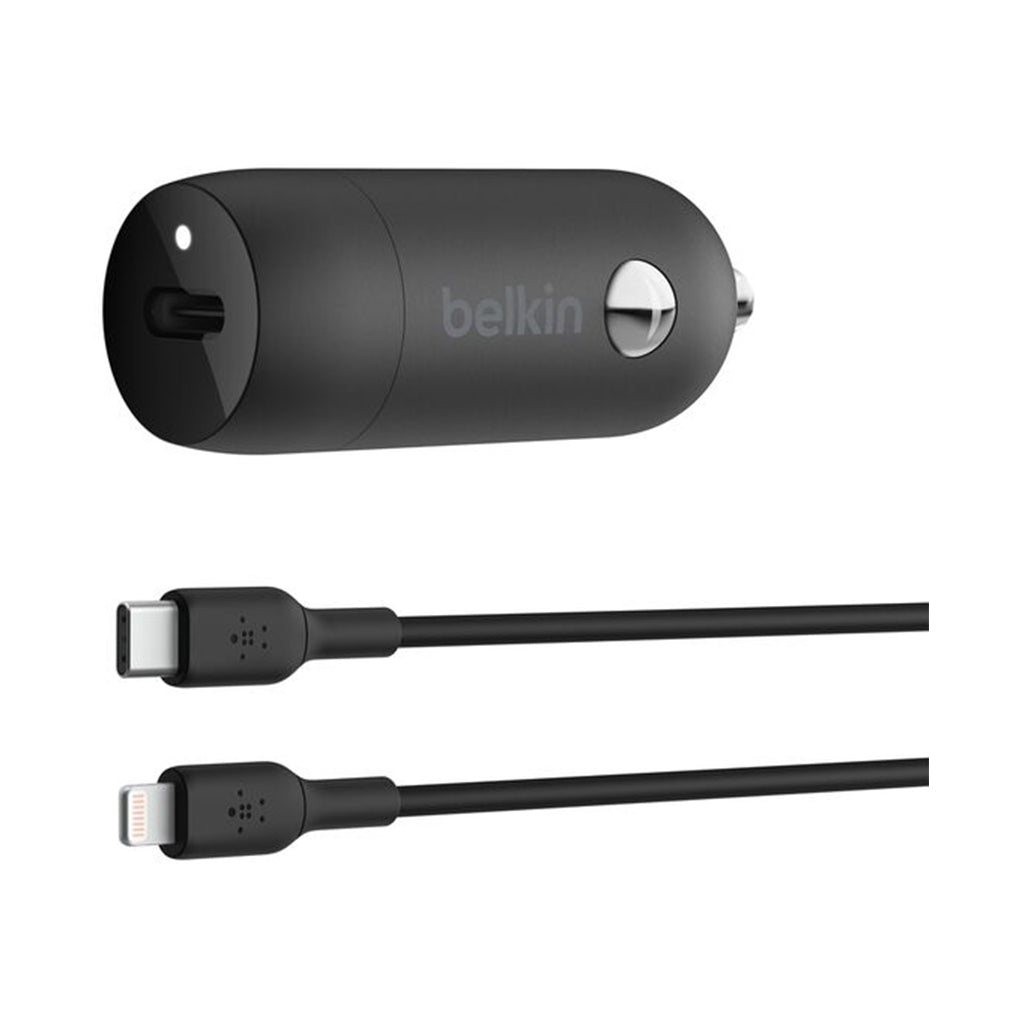 A Photo Of Belkin BoostCharge 30W USB-C Car Charger with USB-C Cable