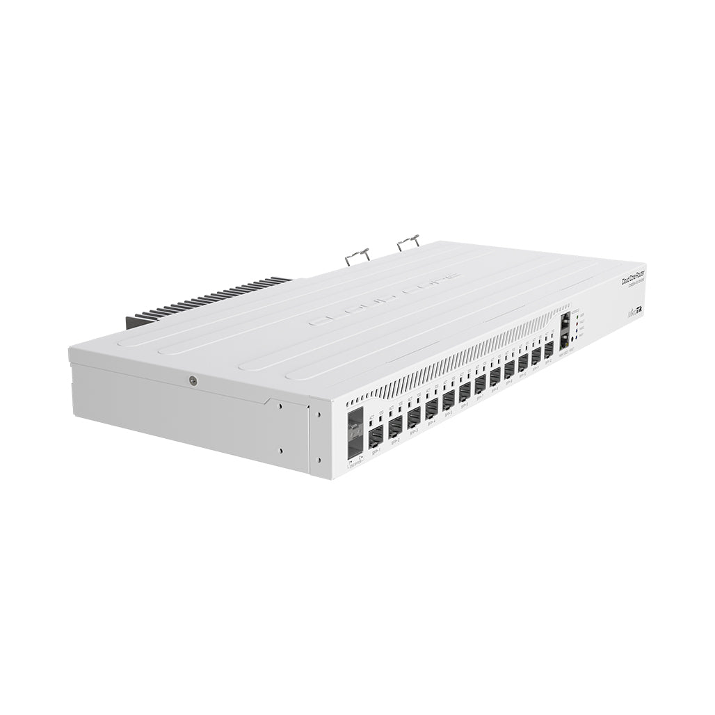 A Photo Of MikroTik CCR2004-1G-12S+2XS Ethernet Router | 12x 10G SFP+, 2x 25G SFP28 Ports