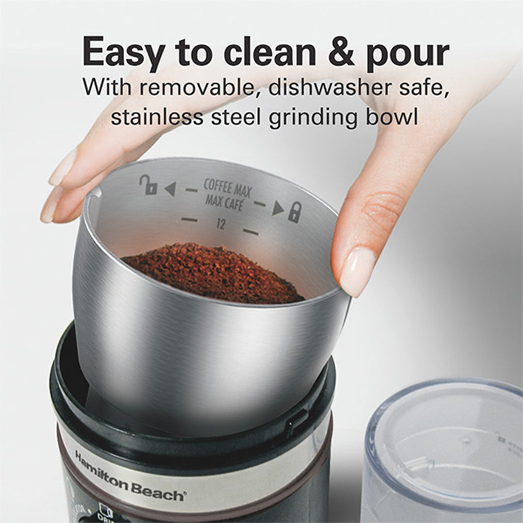 A Photo Of Hamilton Beach Coffee Grinder – Electric Grinder with 5 Grind Settings