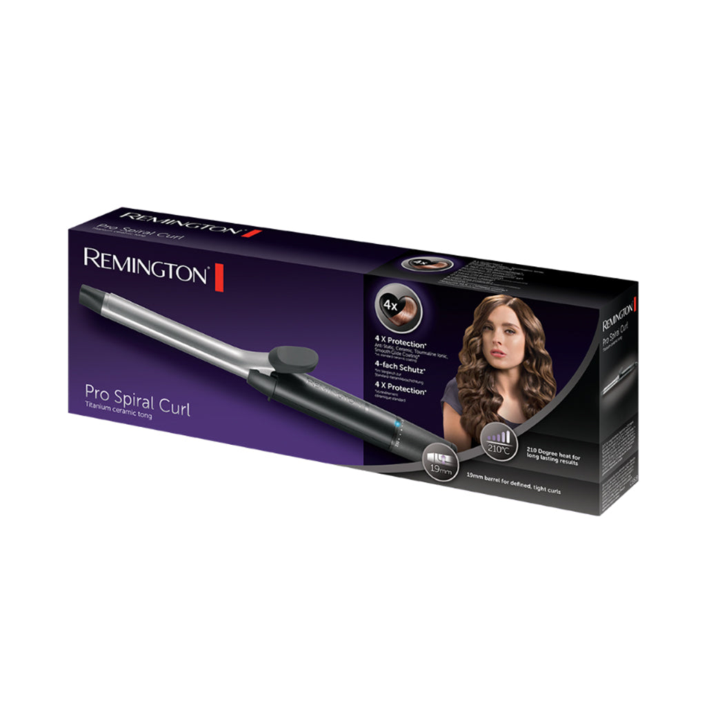 A Photo Of Remington Pro Spiral Curl 19mm Variable Tong Hair Curler - CI5519