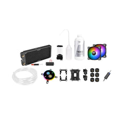 A Photo Of Thermaltake Pacific C240 DDC Soft Tube Water Cooling Kit – ARGB CPU Block, 240mm Radiator, Tt LCS Certified