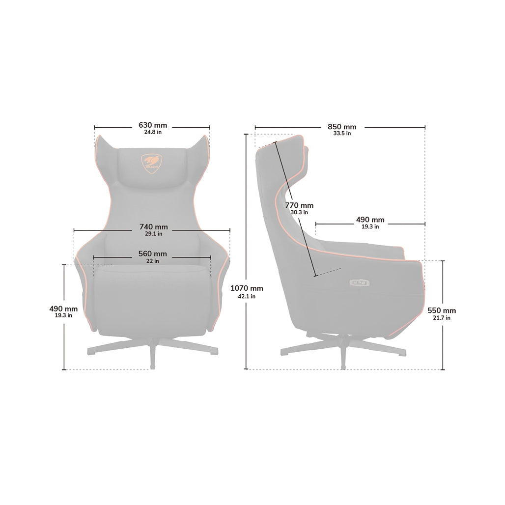 A Photo Of Cougar Magus Chair