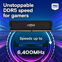 A Photo Of Crucial Pro DDR5-6000 32GB (16GBx2) UDIMM