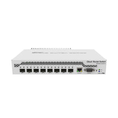 A Photo Of MikroTik CRS309-1G-8S+IN Desktop Switch | 1 Gigabit Ethernet Port, 8 SFP+ 10Gbps Ports