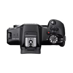A Photo Of Canon EOS R100 - Mirrorless Camera with RF-S 18-45mm Lens