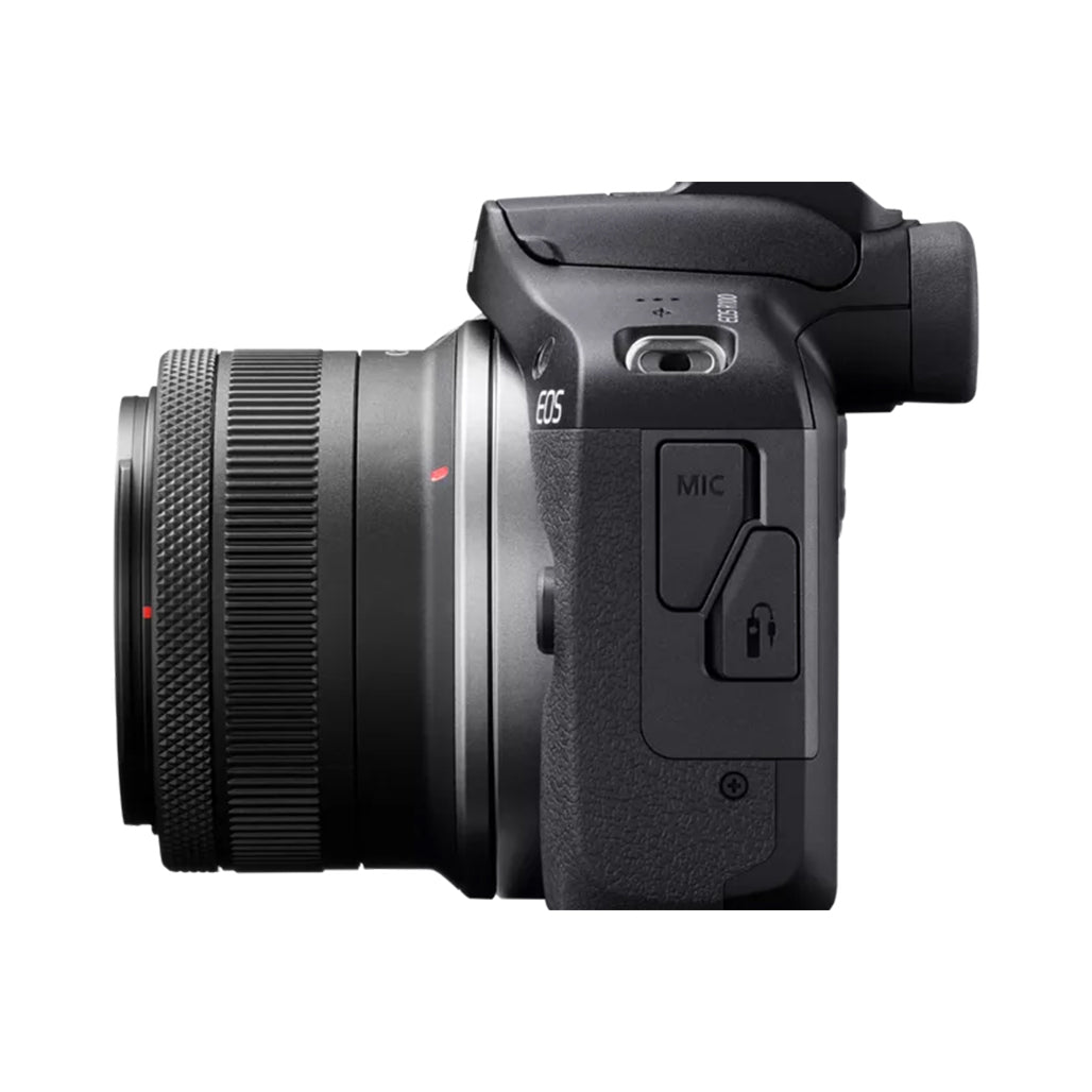 A Photo Of Canon EOS R100 - Mirrorless Camera with RF-S 18-45mm Lens