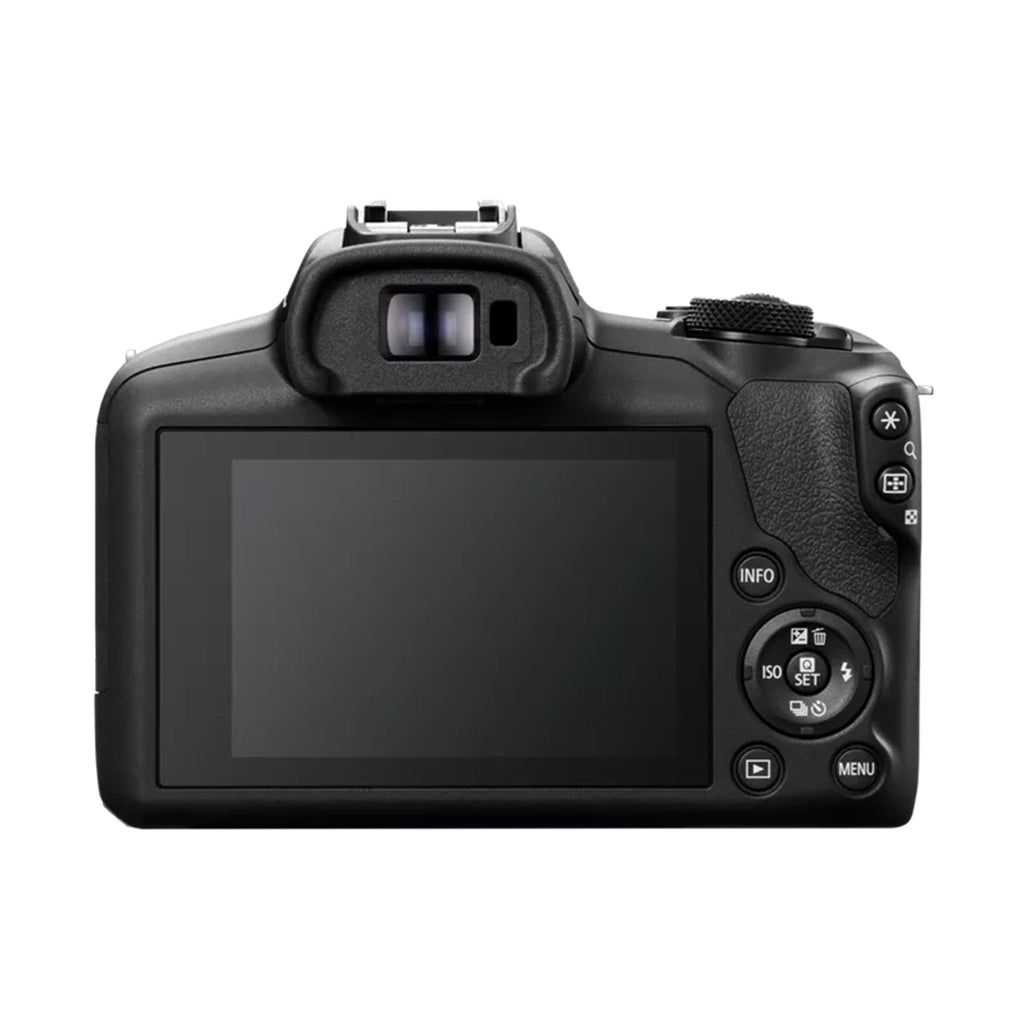 A Photo Of Canon EOS R100 - Mirrorless Camera with RF-S 18-45mm Lens